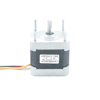 購入 Nema17 42mmの42BYGH610-78AE注文の雑種のステッピング モーター11mH 0.5A 3V 0.2N.M online manufacture